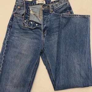 DENIM FORUM JONI HIGH RISE LOOSE 29L : SIZE 25